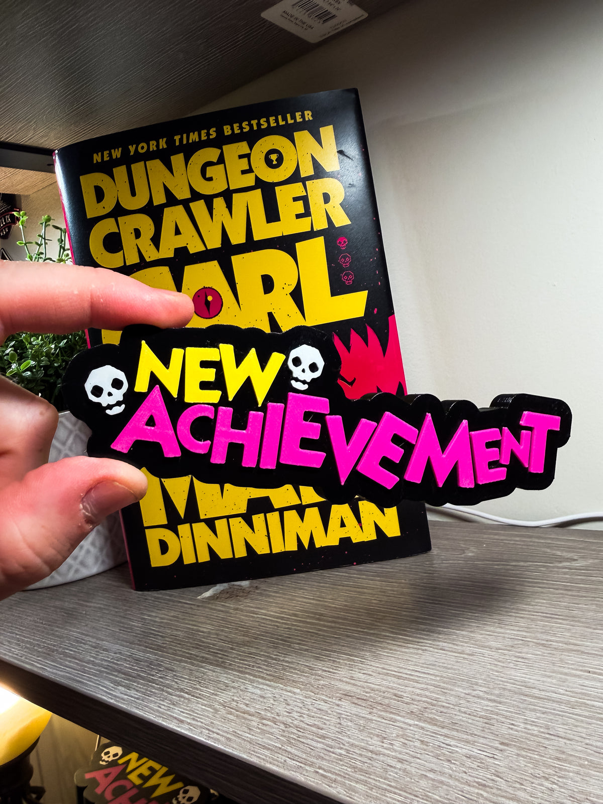New Achievement 3D Sign & Magnet