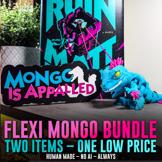 Flexi Mongo & Book Shelf Sign