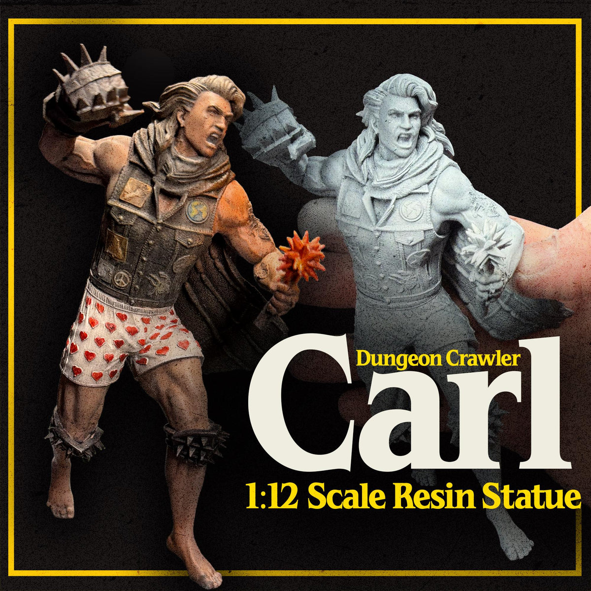 Dungeon Crawler Carl 1:12 Scale Statue - Carl - High Detail Unpainted Resin Model Kit