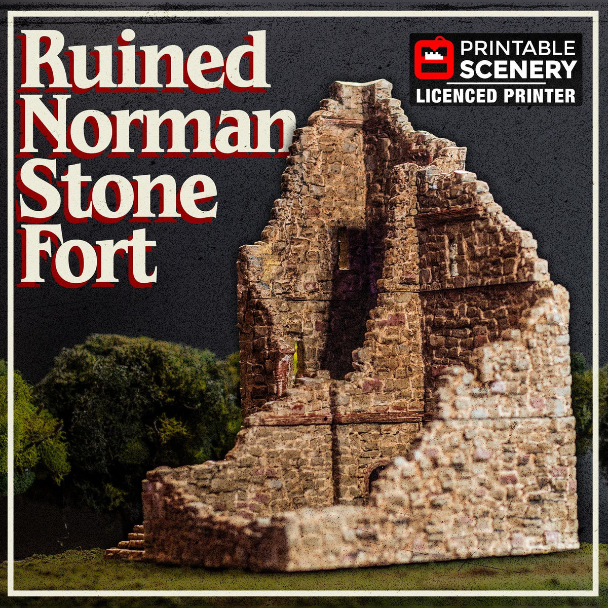 Ruined Norman Stone Fort