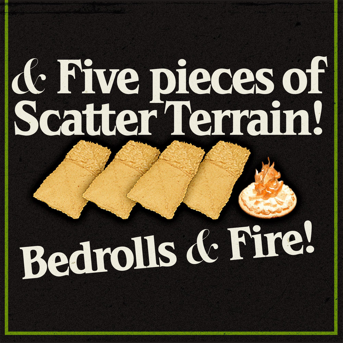DnD Monster Starter Set - 7 Minis + Terrain Pack - RPG Miniatures Dungeons and Dragons - Pathfinder