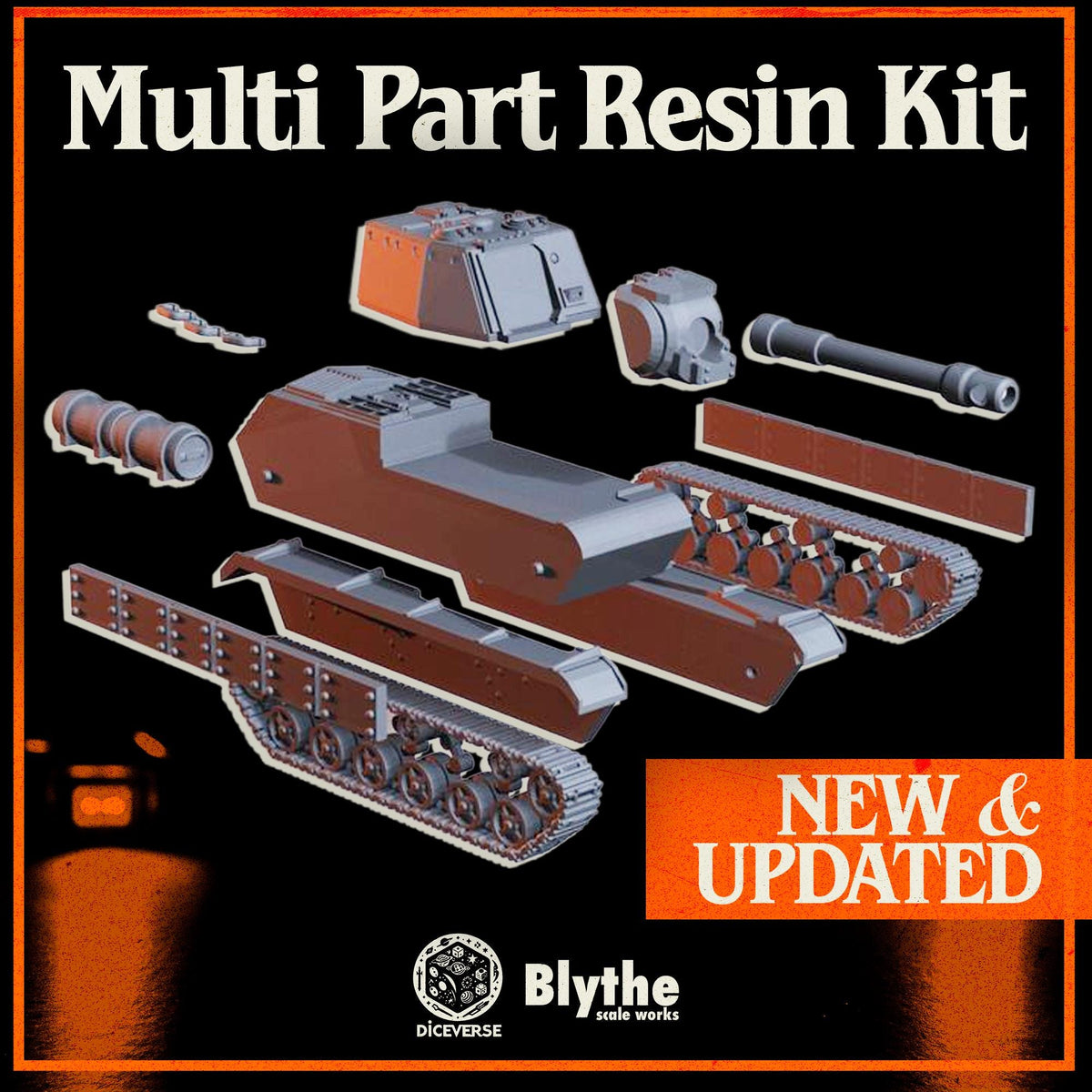 Trench Tank S-ISU on a wargaming table