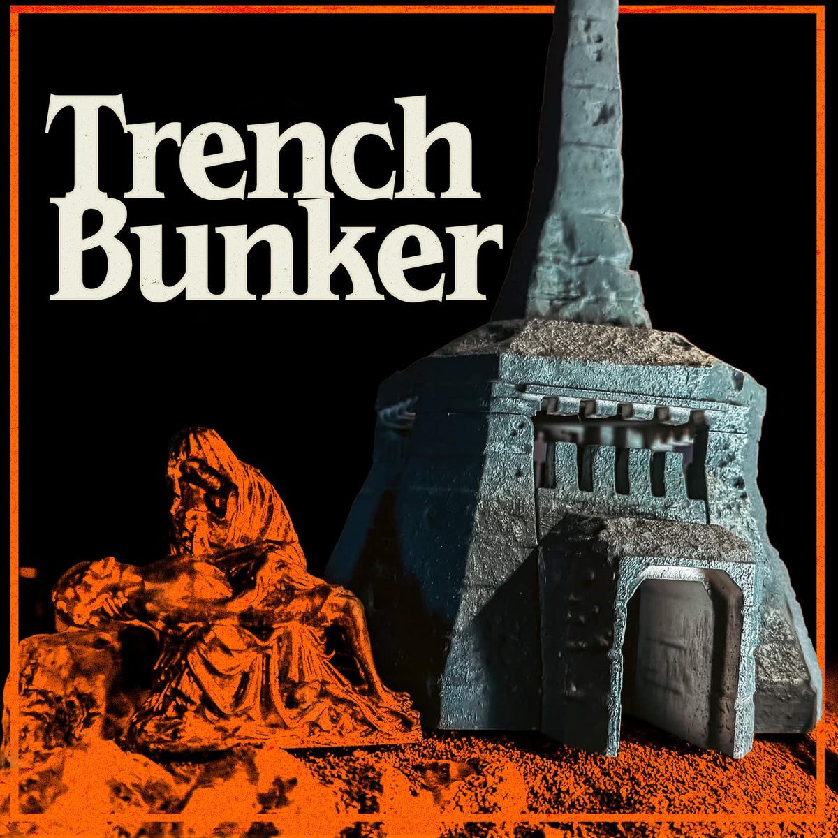 Trench Warfare Bunker - 32mm Grimdark Terrain - Fortified