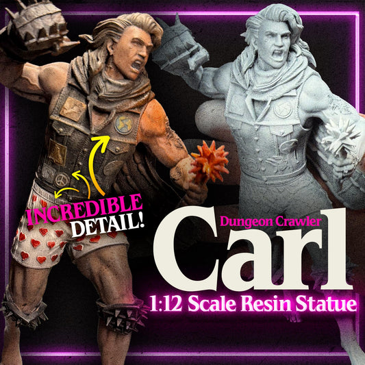 Dungeon Crawler Carl 1:12 Scale Statue - Carl - High Detail Unpainted Resin Model Kit