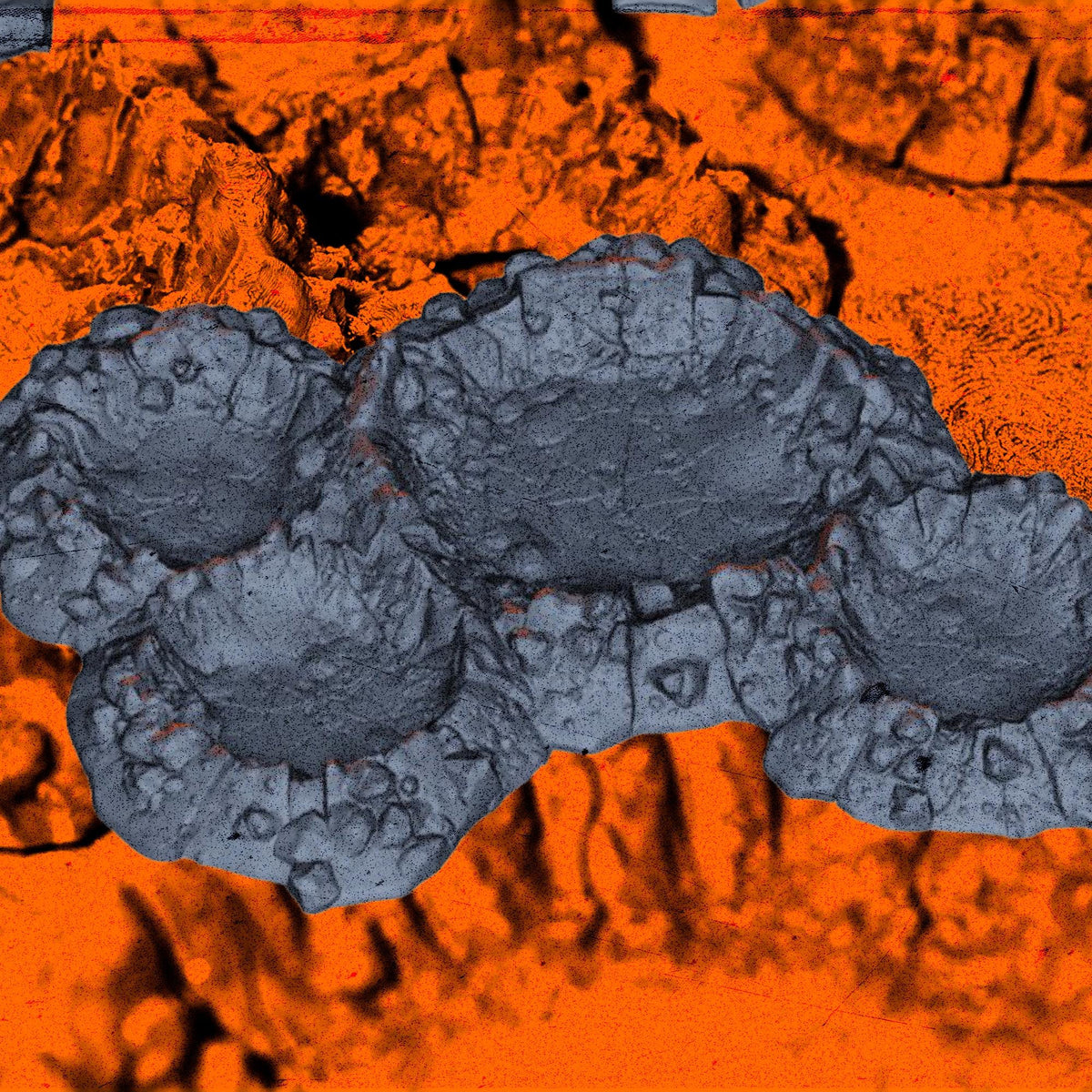 Artillery Craters Scatter Terrain 32mm Grimdark Trench Warfare Armageddon