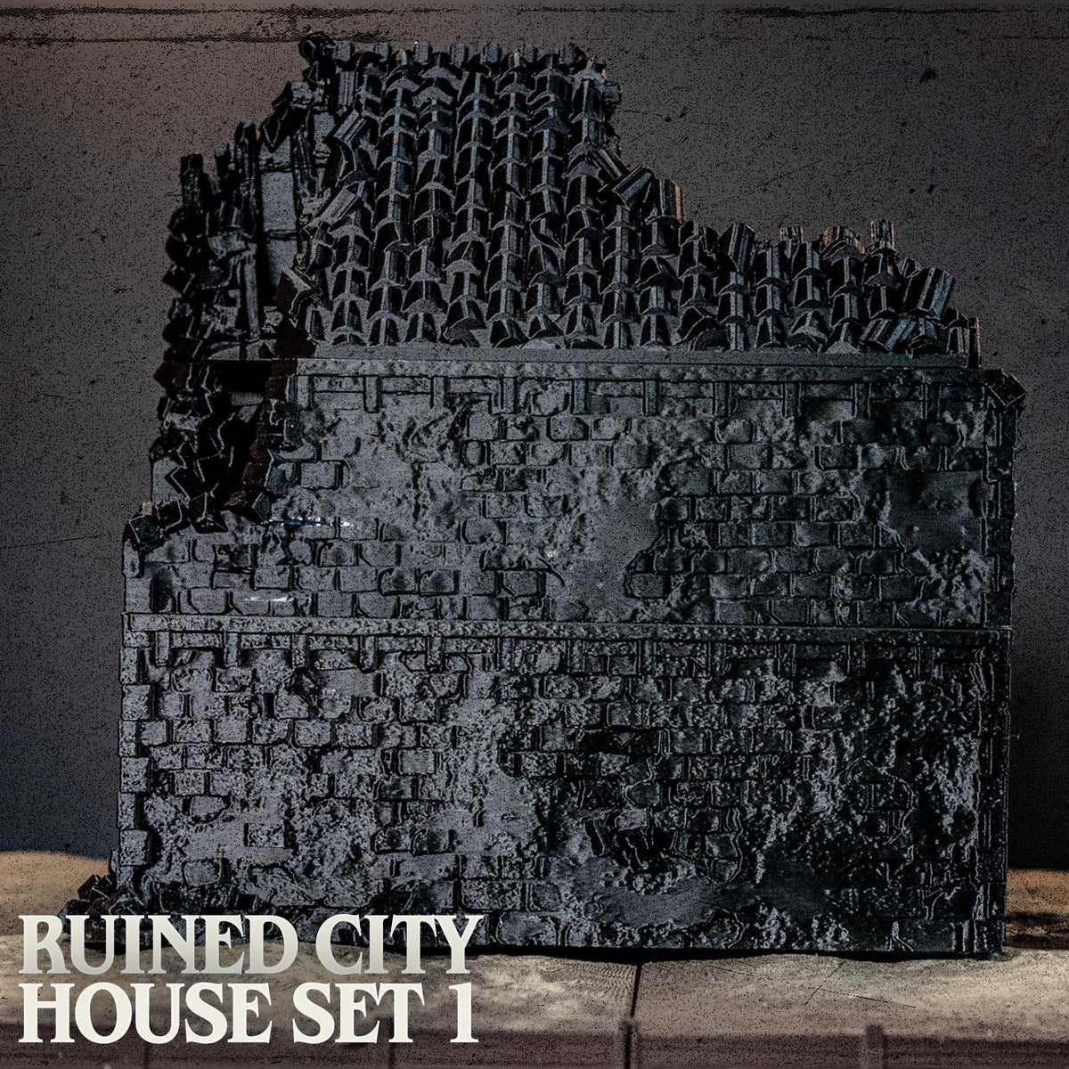 Ruined City House Terrain 32mm 28mm Grimdark Urban