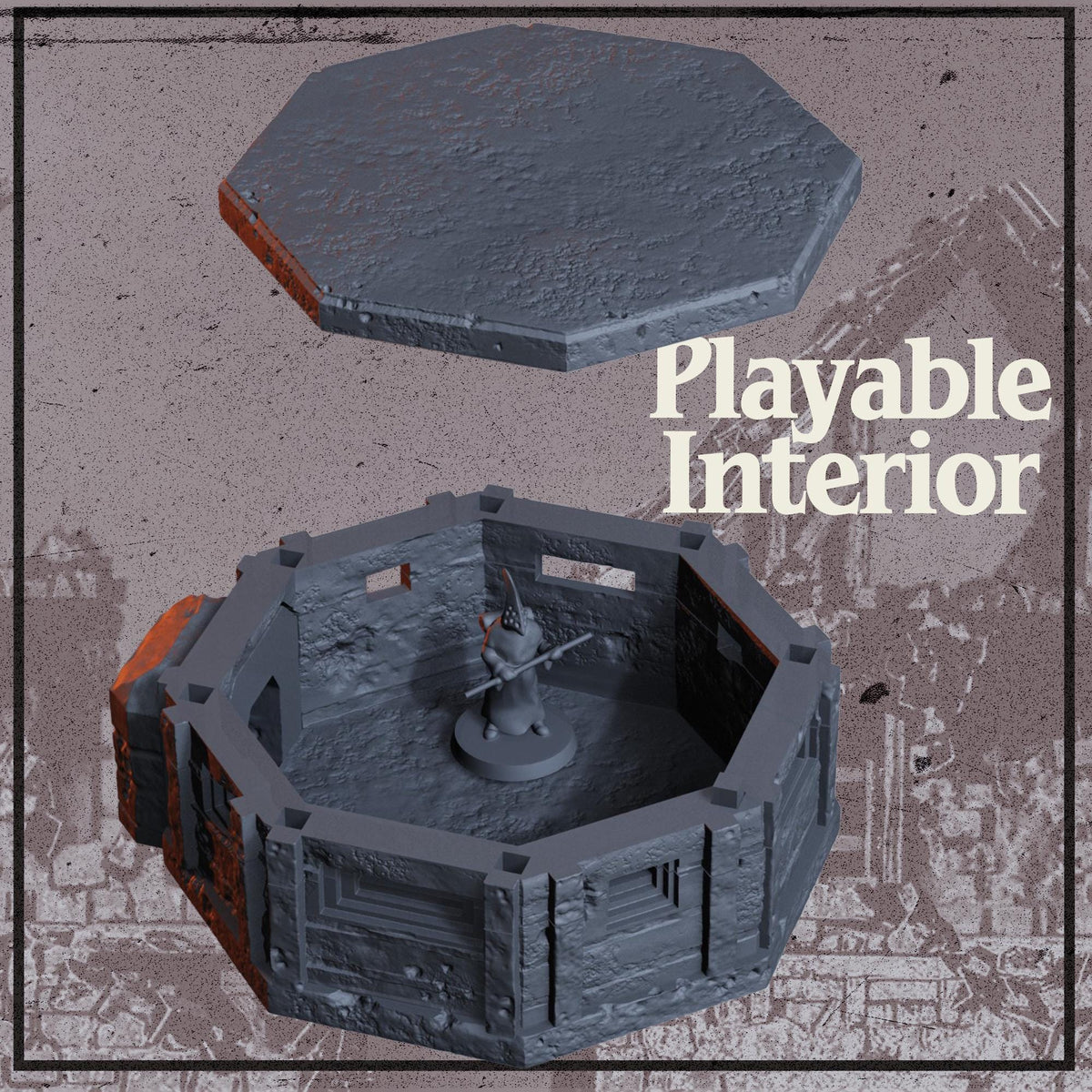 Pillbox Terrain 32mm 28mm