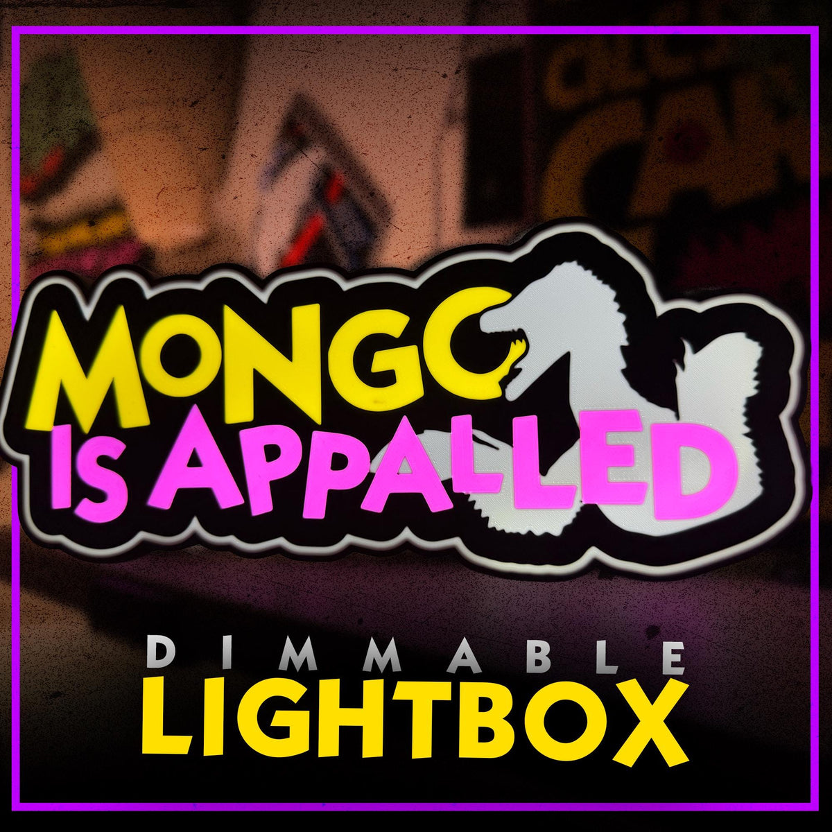 Dungeon Crawler Carl LED Lightbox Mongo is Appalled — Princess Donut