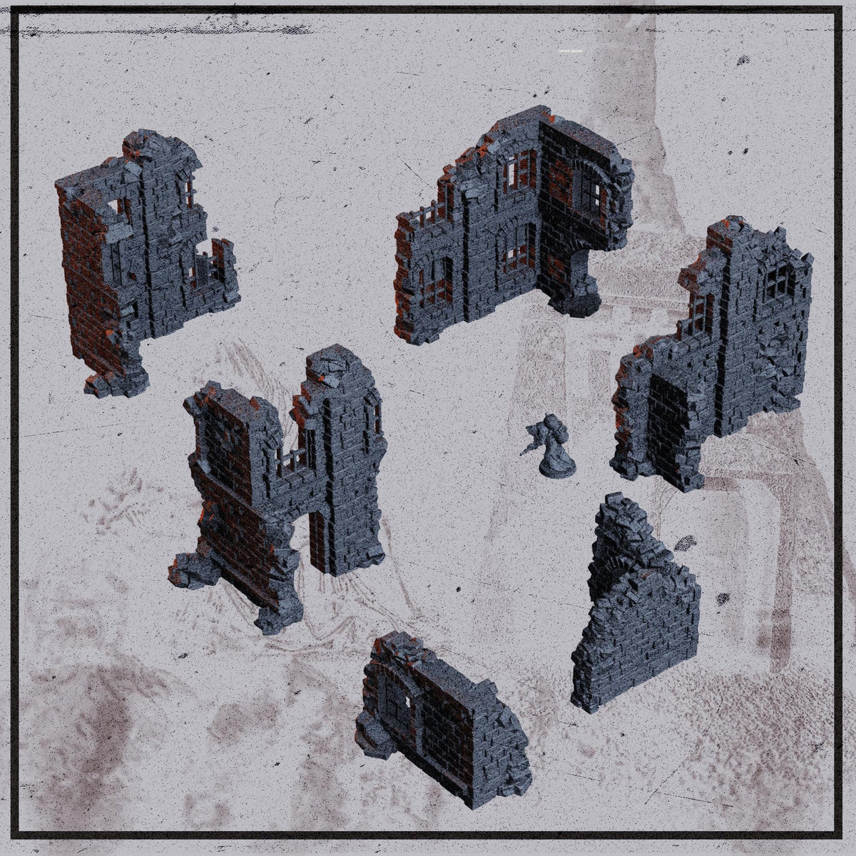 Ruined City Factory Terrain