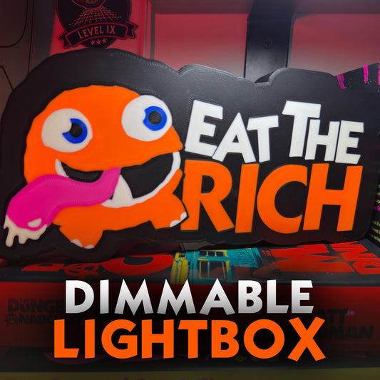 Dungeon Crawler Carl LED Lightbox — Eat The Rich