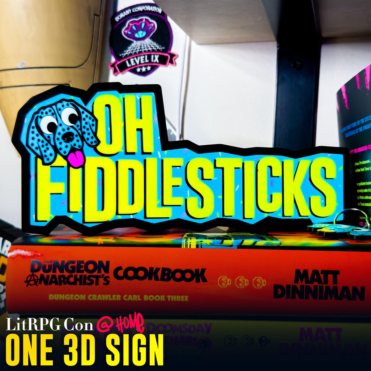 Discount Dan Lootbox — 3D Sign – Bookmark - Keychain - Magnet