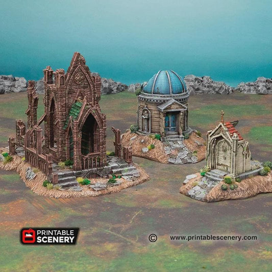 Hallowed Mausoleums 3 Crypt Set