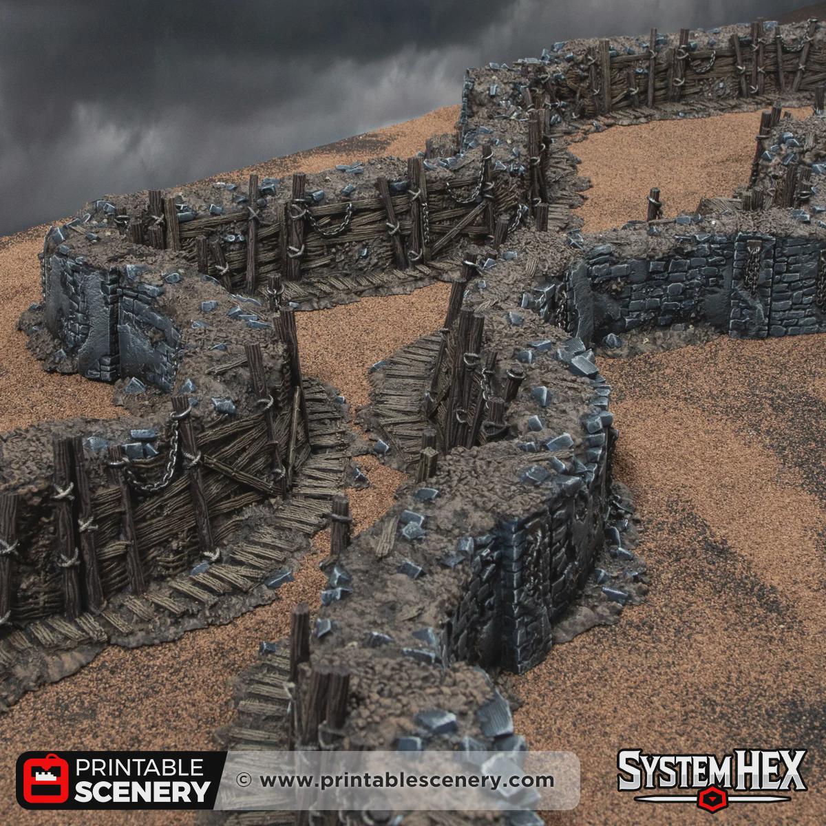 Trench Fort Walls