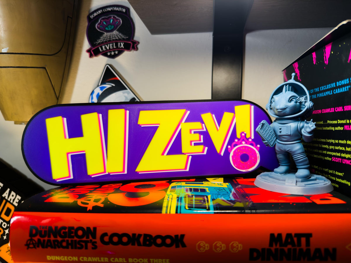 Dungeon Crawler Carl LED Lightbox — Hi Zev!