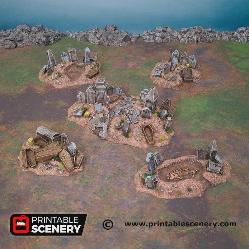 Graveyard Hills 5 Piece Set