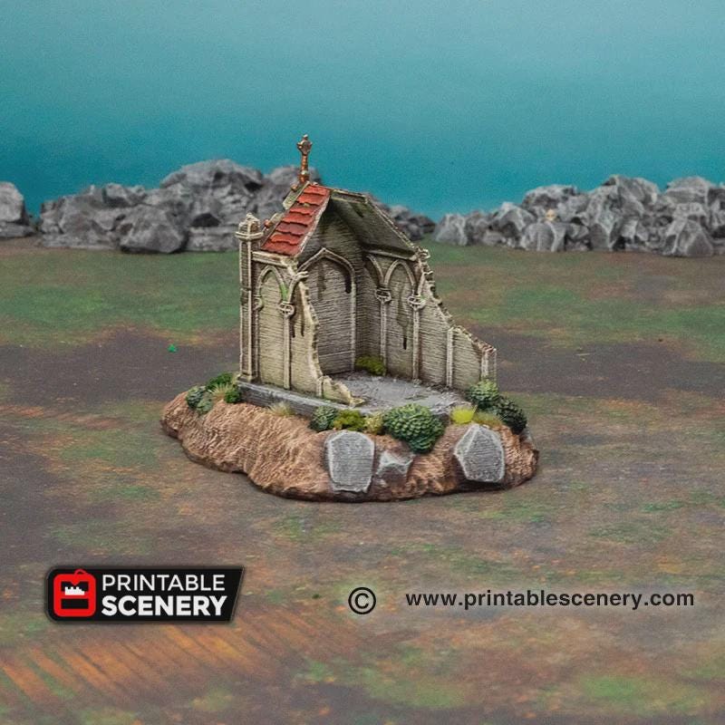 Hallowed Mausoleums 3 Crypt Set