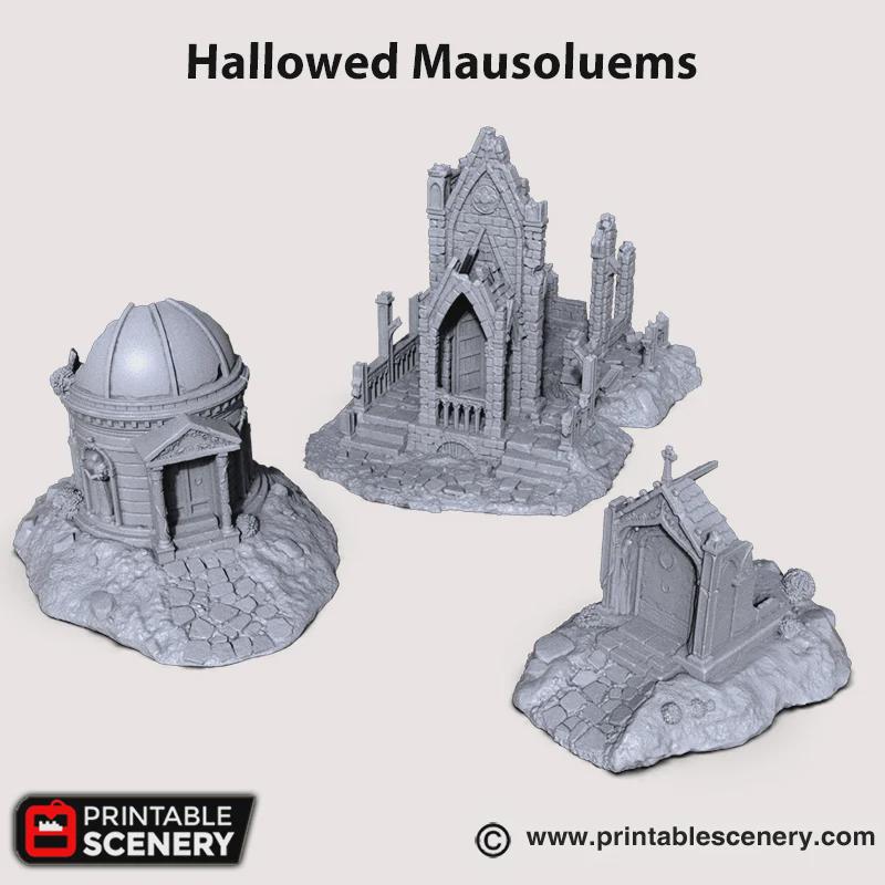 Hallowed Mausoleums 3 Crypt Set