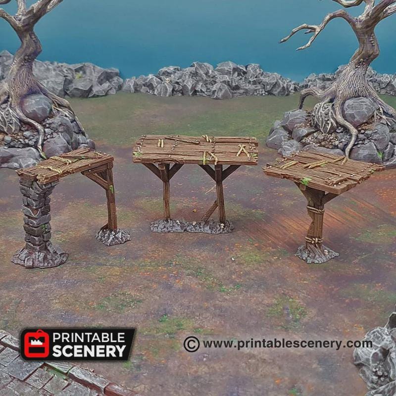 Scaffolding and Support Columns Terrain