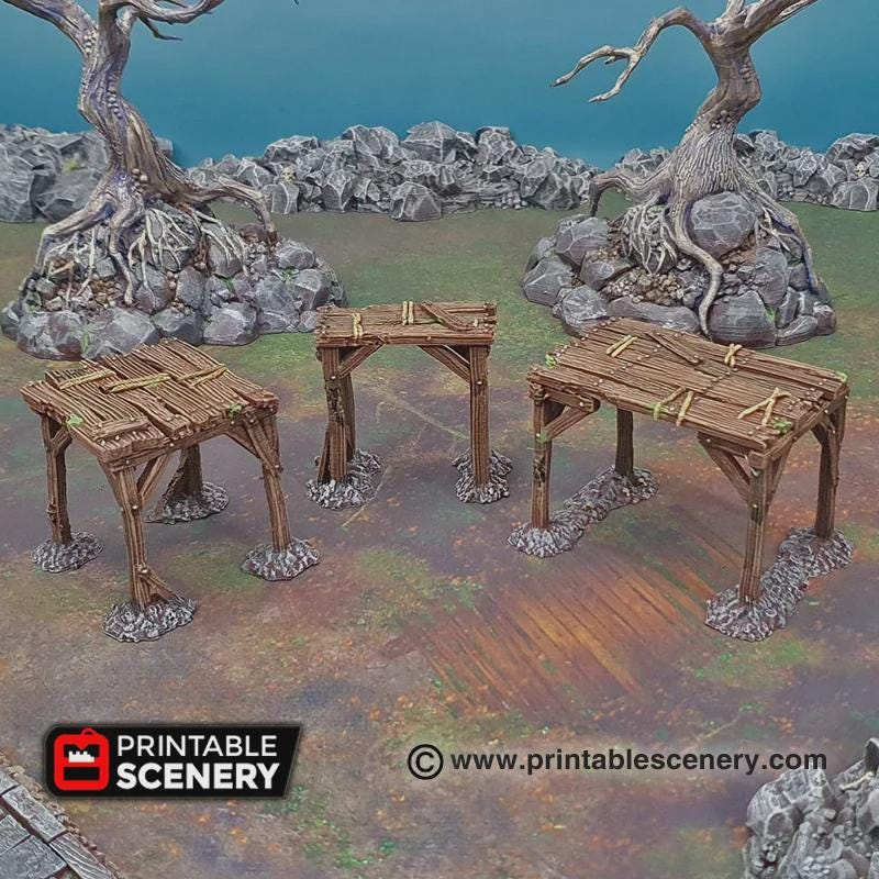 Scaffolding and Support Columns Terrain