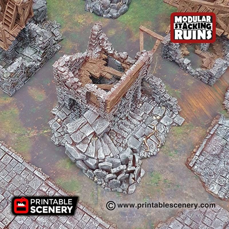 Rickety Lodgings Ruined City Terrain