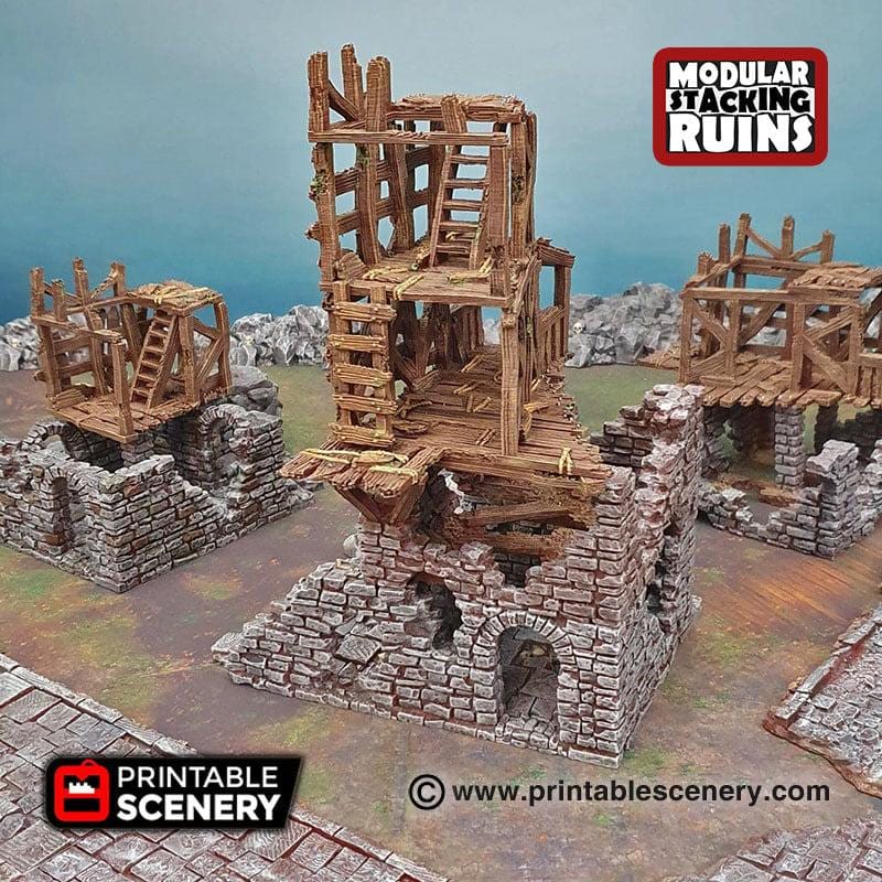 Rickety Lodgings Ruined City Terrain