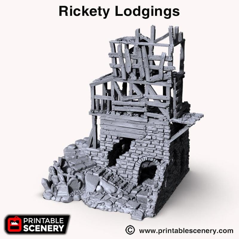Rickety Lodgings Ruined City Terrain
