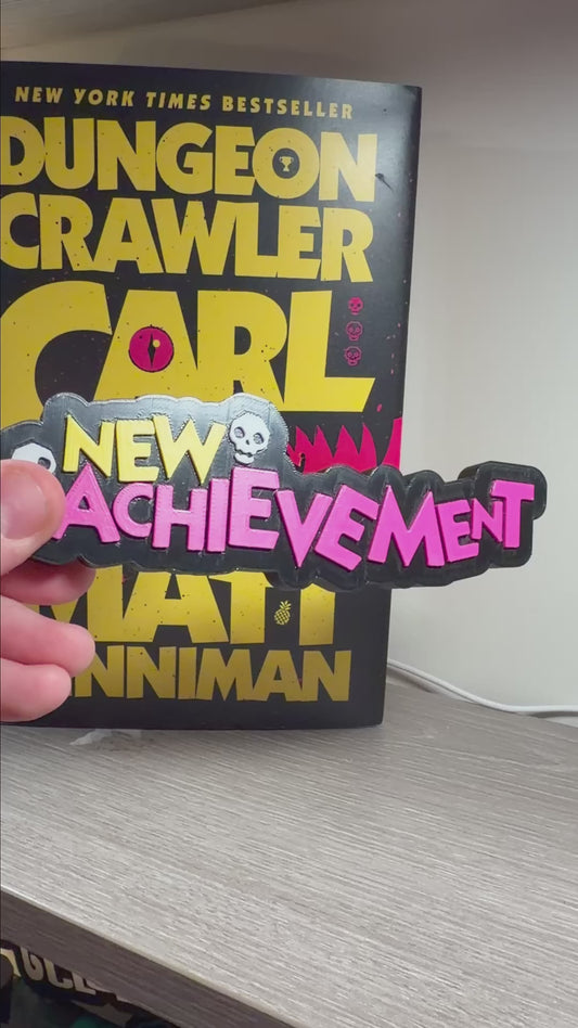 New Achievement 3D Sign & Magnet