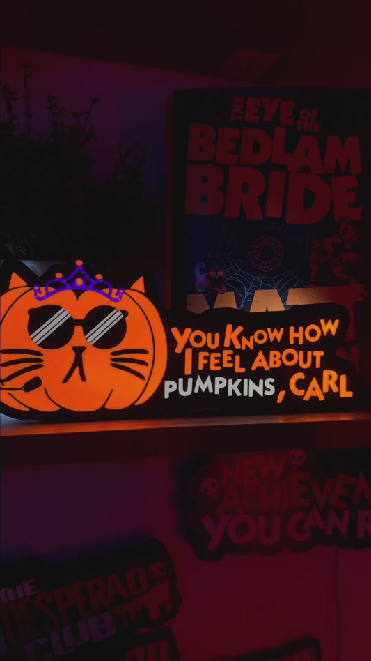 Dungeon Crawler Carl | Pumpkins LED Lightbox